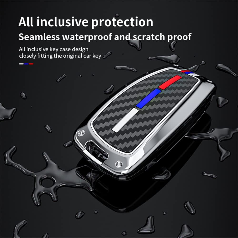 Miniatura 5 de Carcasa de aleación de zinc para llave de automóvil, compatible con BMW 1, 3, 4, 5, 6, 7 M, Series X1, X3, X4, M3, M4, M5, M6, GT3, GT5