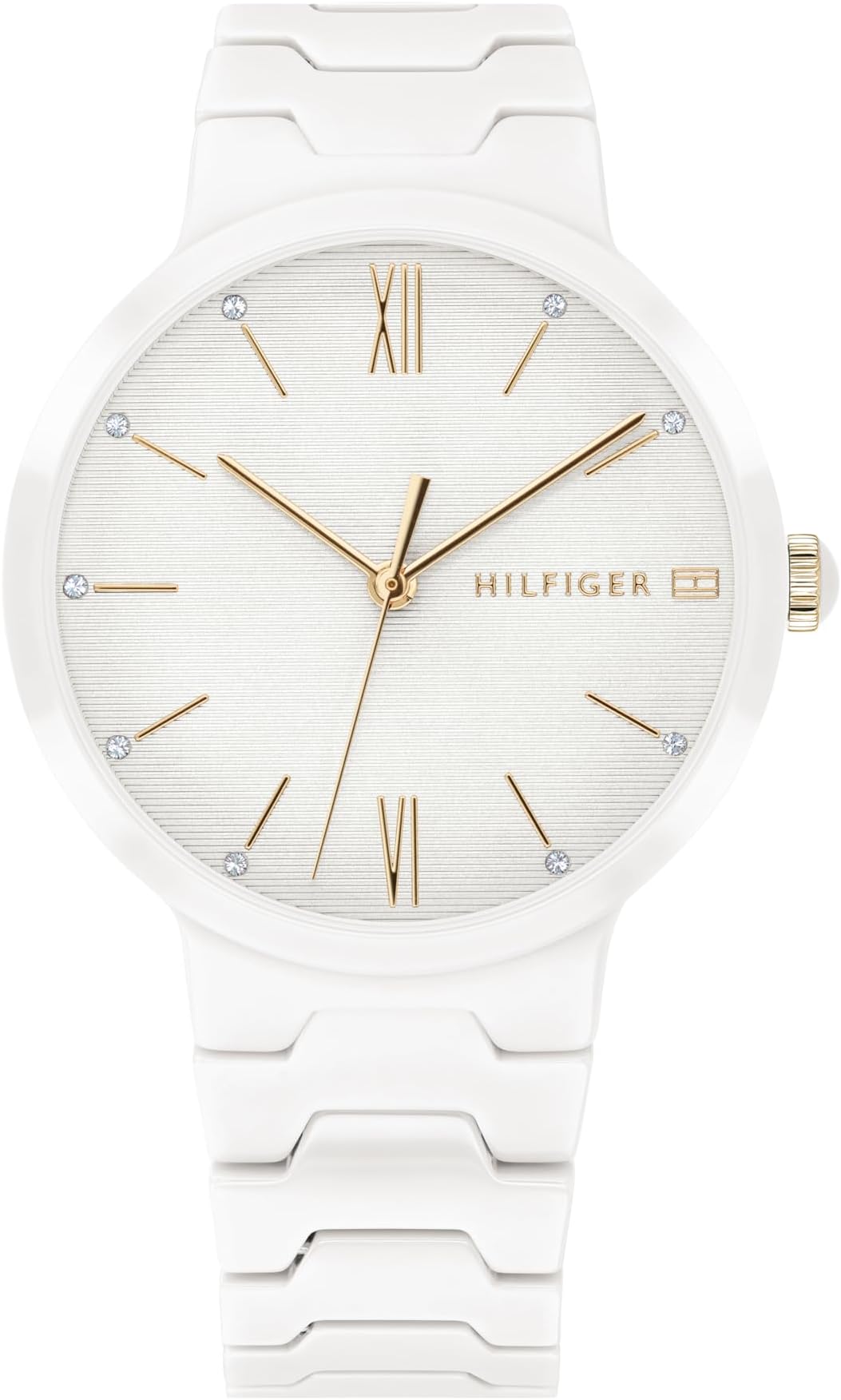 Tommy Hilfiger Analogue Quartz Watch for women with White Ceramic bracelet - 1781956