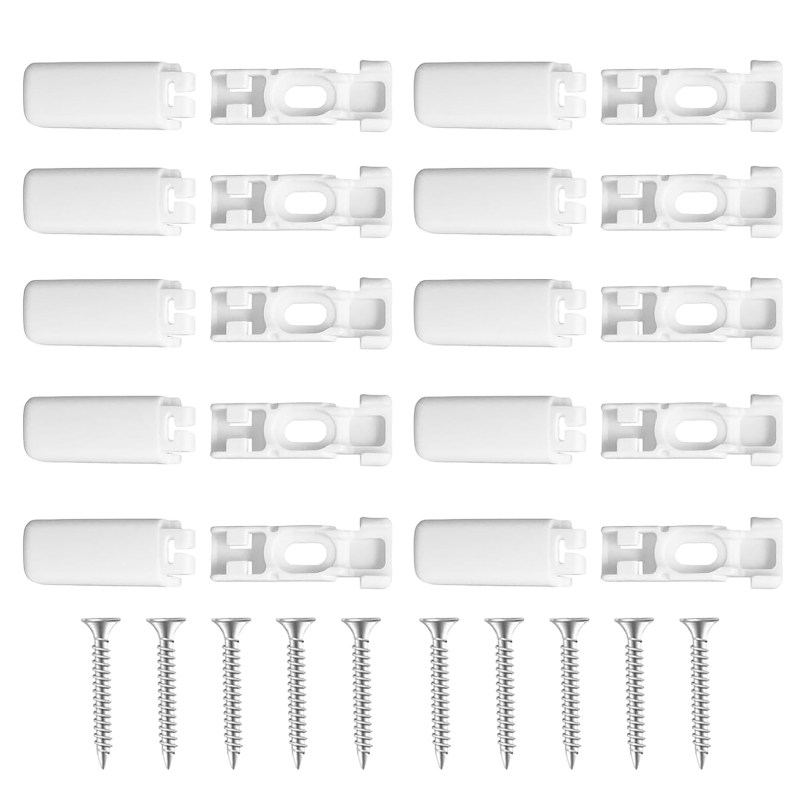 4 Piezas De Repuesto Plisadas Soportes De Sujeción, Zapatos Tensores Para Pliegues Tensados, Para Soportes Adhesivos Y Placas Adhesivas Frontales Stick & Fix