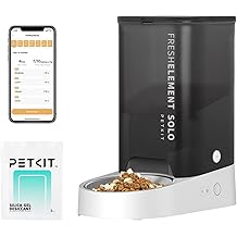 PETKIT Automatic Cat Feeder, 2.4G WiFi Automatic Dog Feeder, App Control Pet Food Dispenser with Triple Fresh-Lock System, Up to 10 Meals Per Day, Schedule Feeding, Food Shortage Alert, 3L Capacity