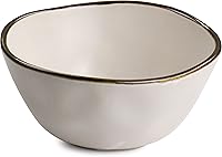 Vista 25 de Elama Moderno juego de vajilla de cerámica de 16 piezas en negro mate con borde dorado (ELM-MATTE)