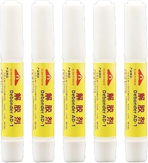 5pcs 502 Glue Remover 2g Strong Efficient UV Glue Dispergator Debonder Degumming Agent Cleaning Nail Polish Tool Glue Debonder