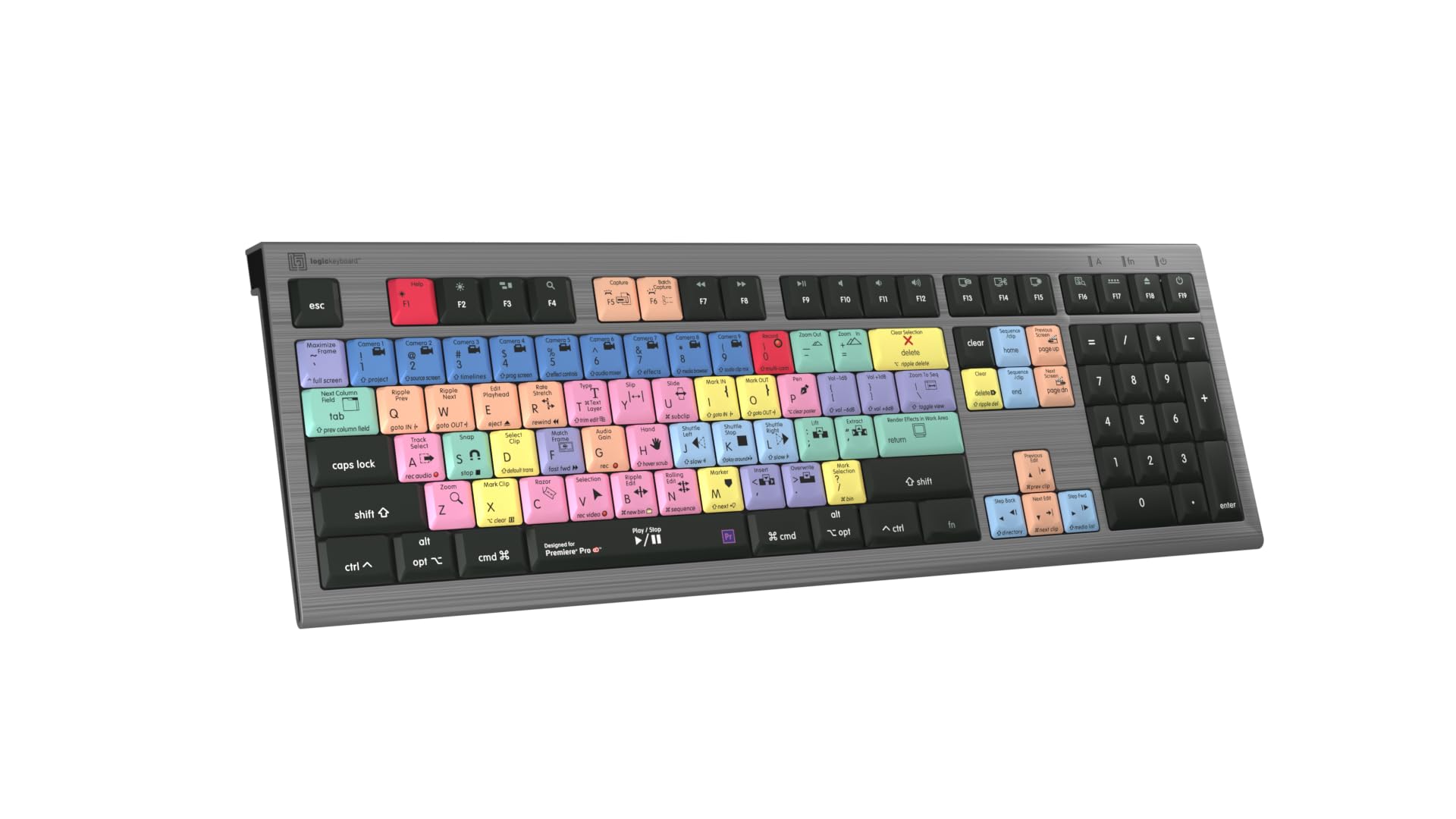 （おまけ付き）Adobe Premiere用キーボード Mac Amazon | MacのAdobe Premiere Proでの編集用に設計された