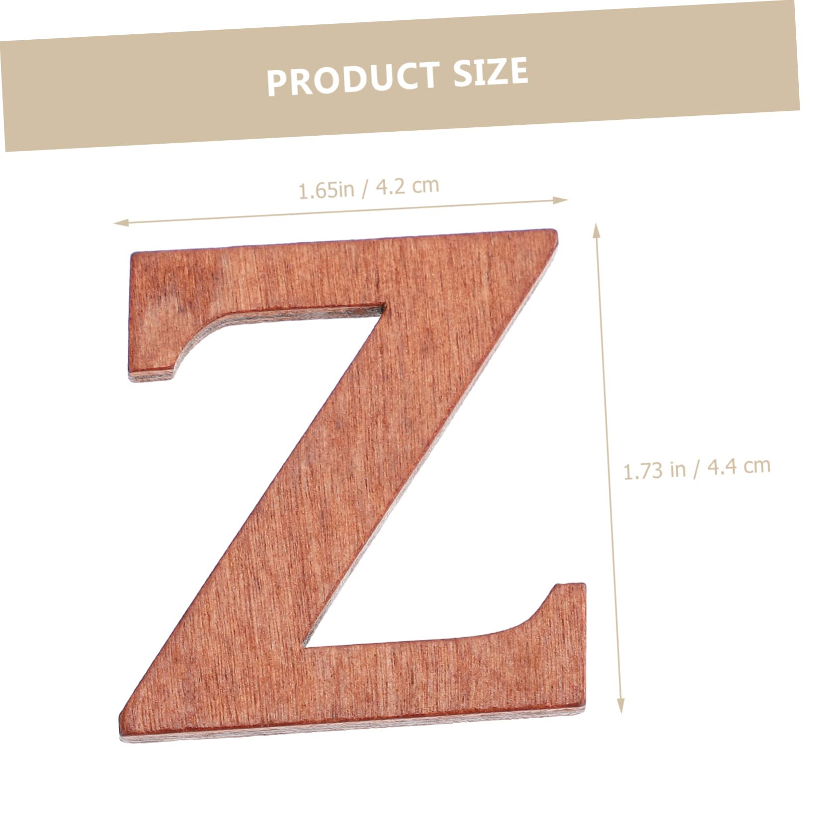 Homoyoyo 5 Series Letras De Madera Para Manualidades Del Alfabeto Infantil Suministros Estéticos Pequeños Para Decoraciones Letras Recortadas Tablero De Recortes De Letras 26 piezas x 5