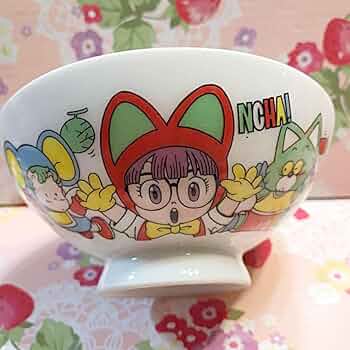 アラレちゃん　レトロ陶器置物 ドクタースランプ アラレちゃん 陶器ポット（ブルー） - 「宝の