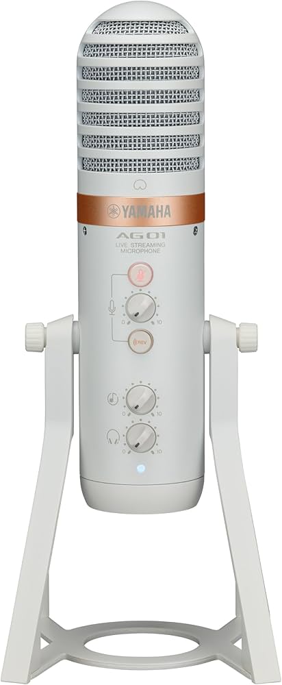 YAMAHA ライブストリーミングマイクロフォン マイク一体型 USB AG01 Amazon.co.jp: ヤマハ YAMAHA ライブストリーミング