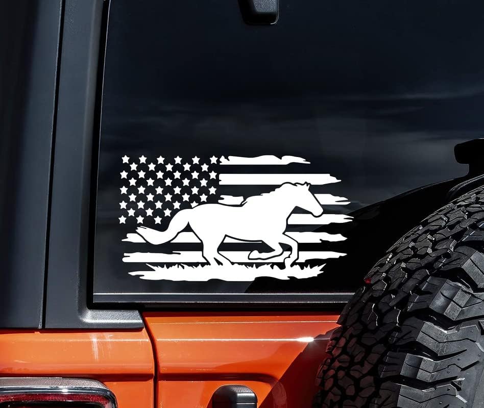 Horse Vinyl Car Van Trailer Sticker,decal, 4x4 16v 8