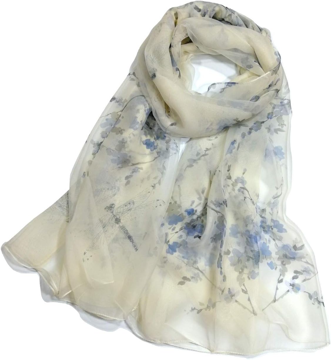 Shanlin Super Large Silk Feel Floral Scarves for Women in Gift Box - Image 5