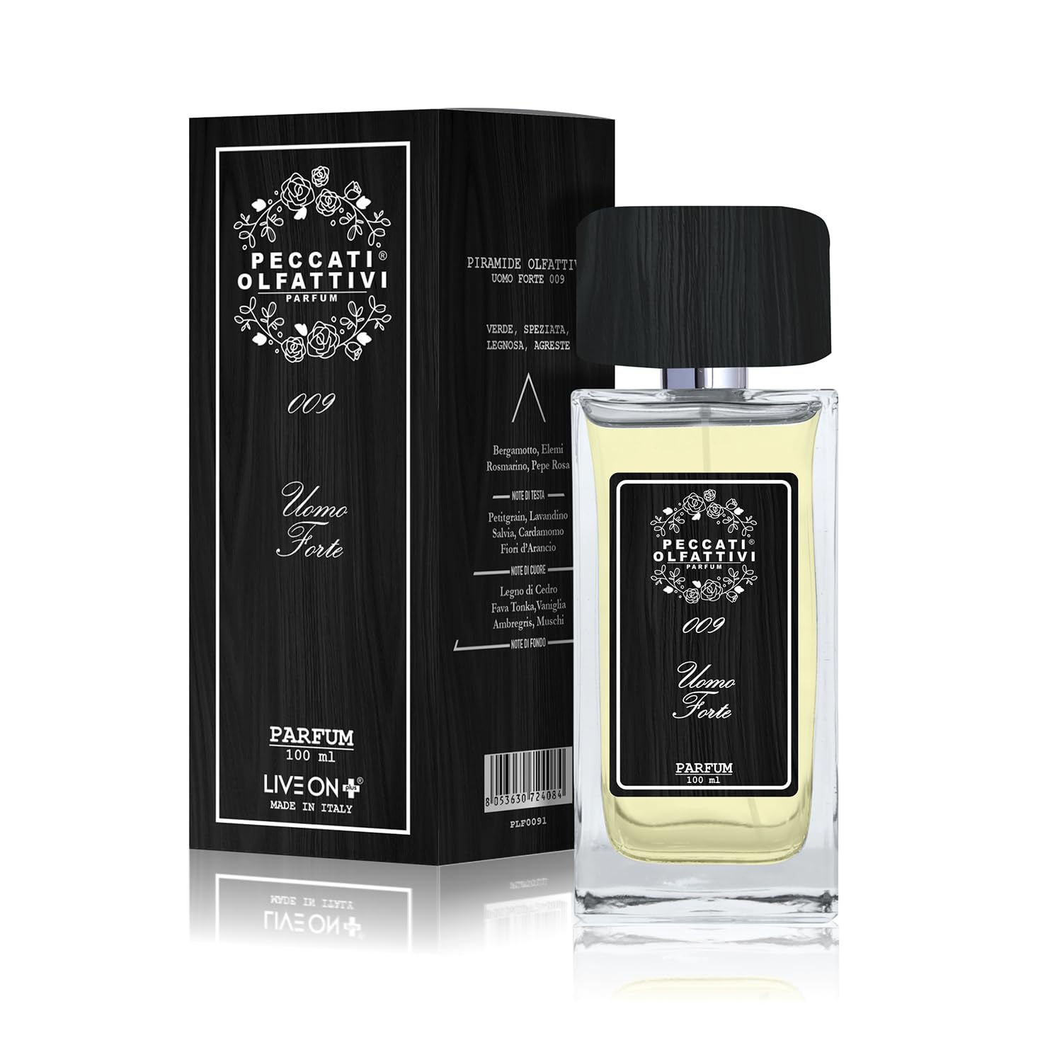 Peccati Olfattivi N.09 Profumo Uomo Equivalente 100 ml Parfum con 30% Essenza Pura