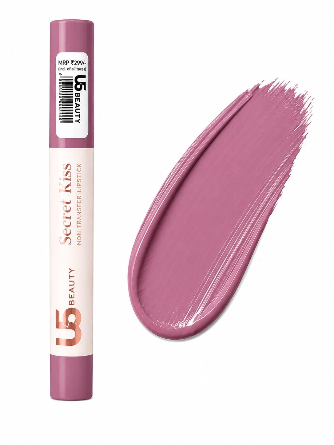 Secret Kiss Professional Matte Lipstick | Intense Color | Soft Matte Finish | Comfortable Wear (Lilac Mauve (011))-image-38