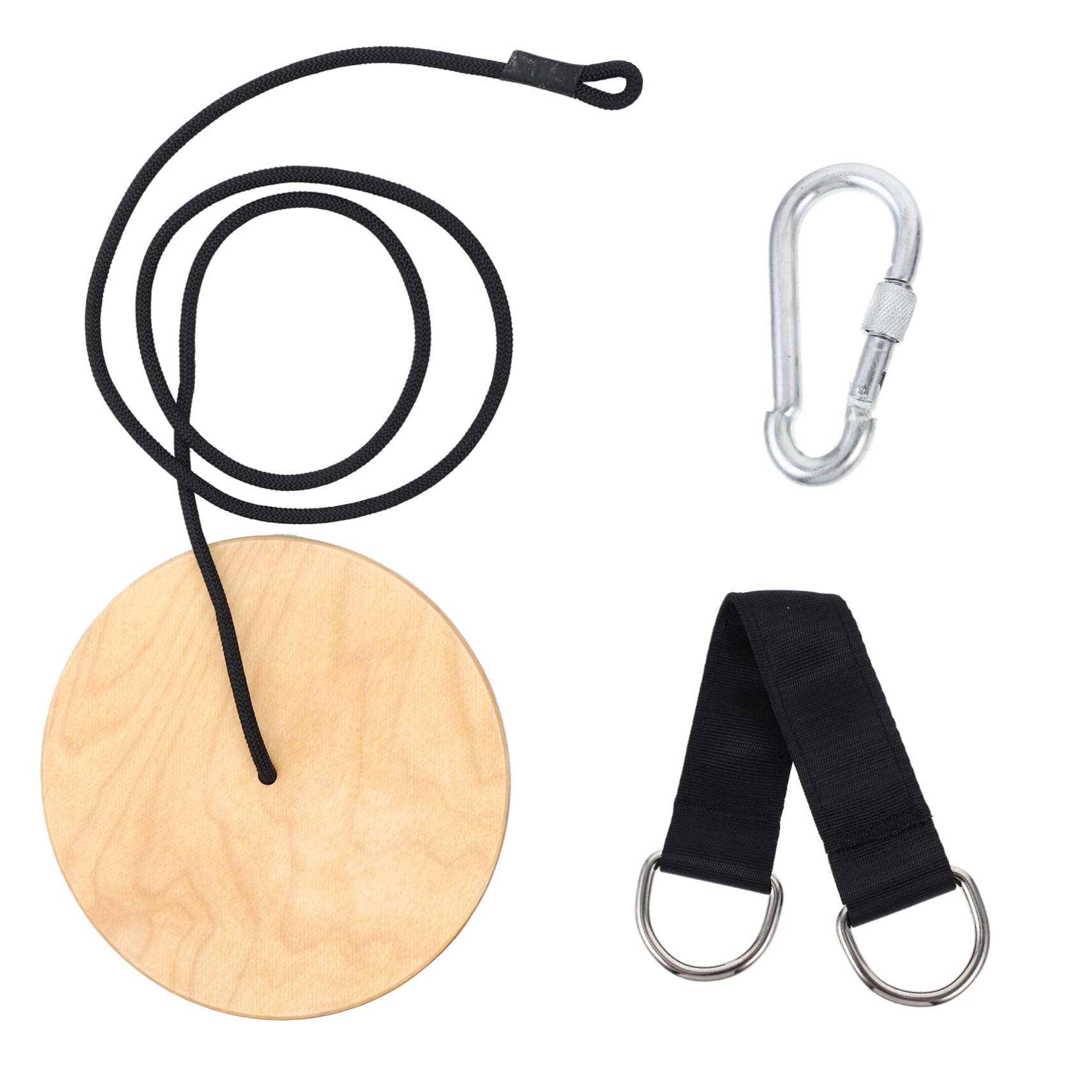 Vaguelly High-Strength Outdoor Wooden Swing for Kids Toddler Rope Swing for Tree Kids Equipment