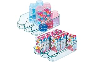 mDesign Sea Blue Baby Bottle Cabinet Organizer