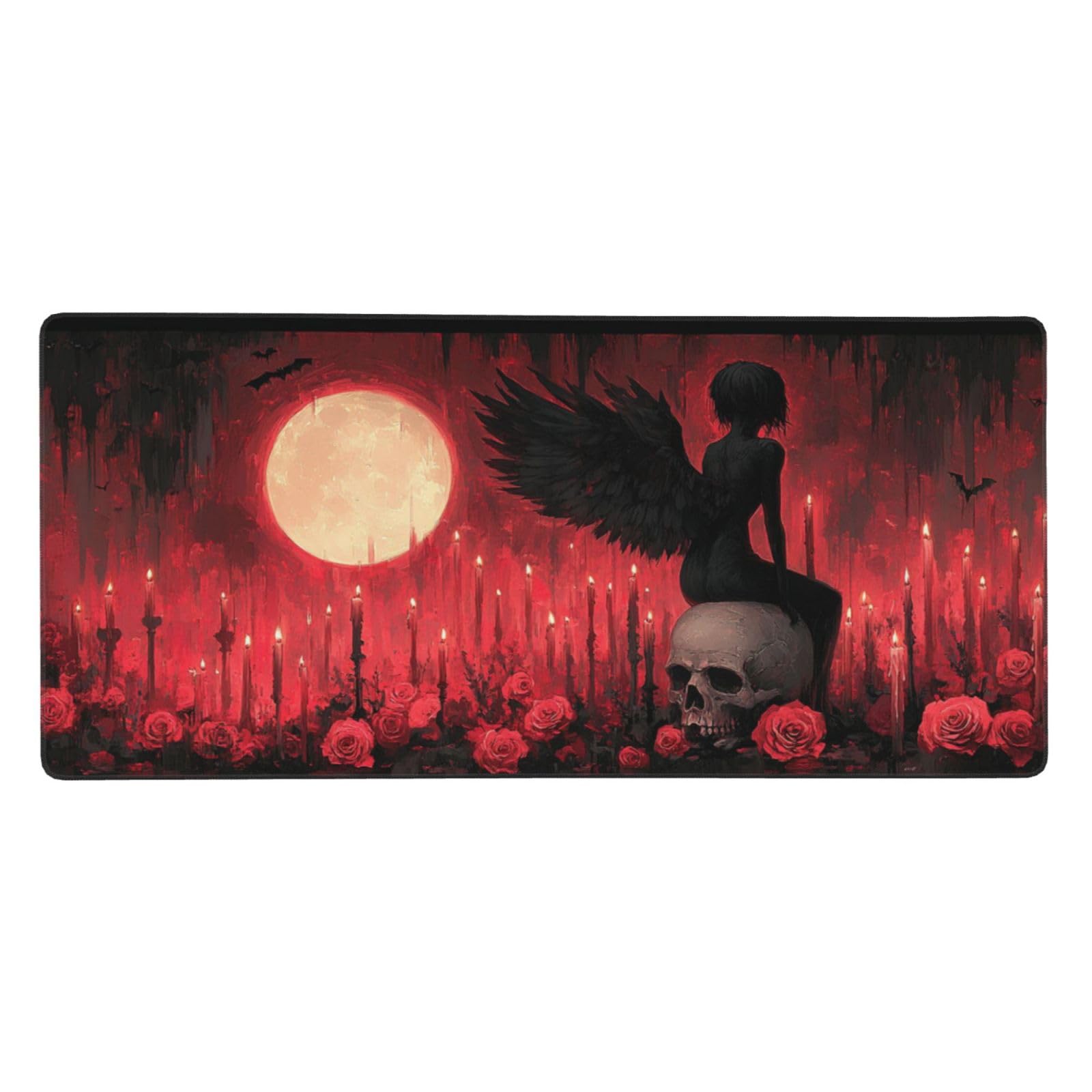 Rosa Alfombrilla de Ratón XXL 1200x600x3mm, Alfombrilla Raton Rosa de Superficie Especial, Alfombrilla Ratón Gaming XXL de Alta Precisión 120x60cm, Home Decor, Accesorios de Oficina, Regalo Mujer-z297