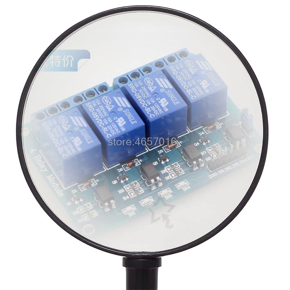 AAOTE 4 Channel Relay Module 4-Channel Relay Control Board with optocoupler. Relay Output 4 Way Relay Module for ard uino