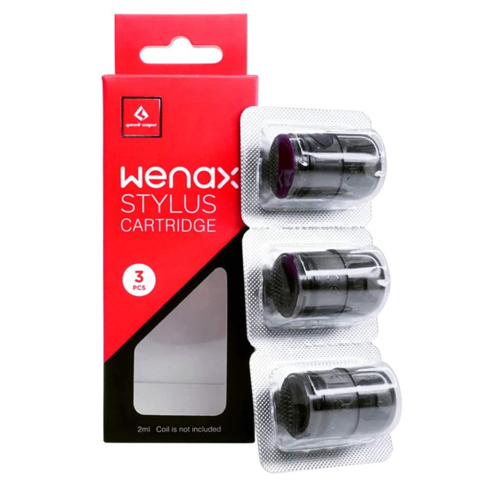 GeekVape Wenax Stylus Empty Pod 2ml Cartridge 3 of Pack : Amazon.fr:  High-Tech