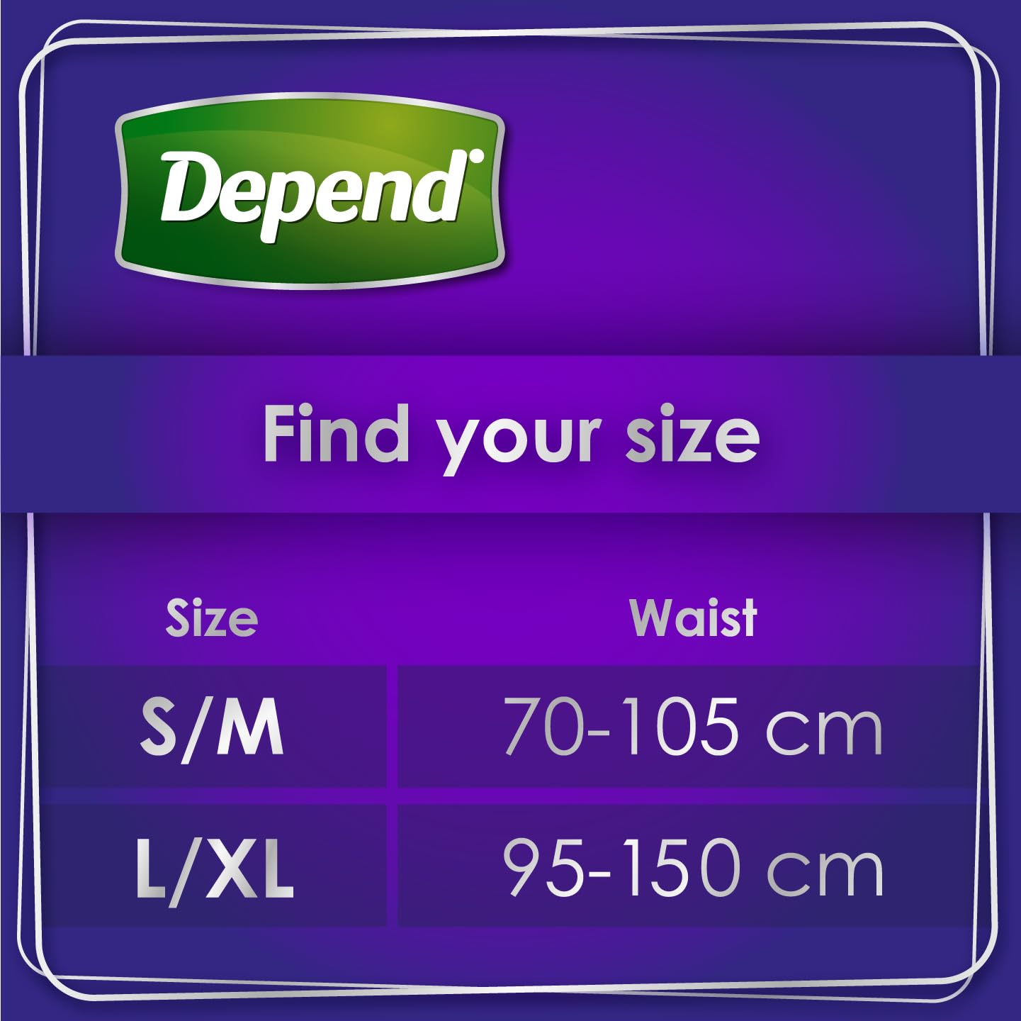 Depend, Pantalones para Hombres, Small/Medium