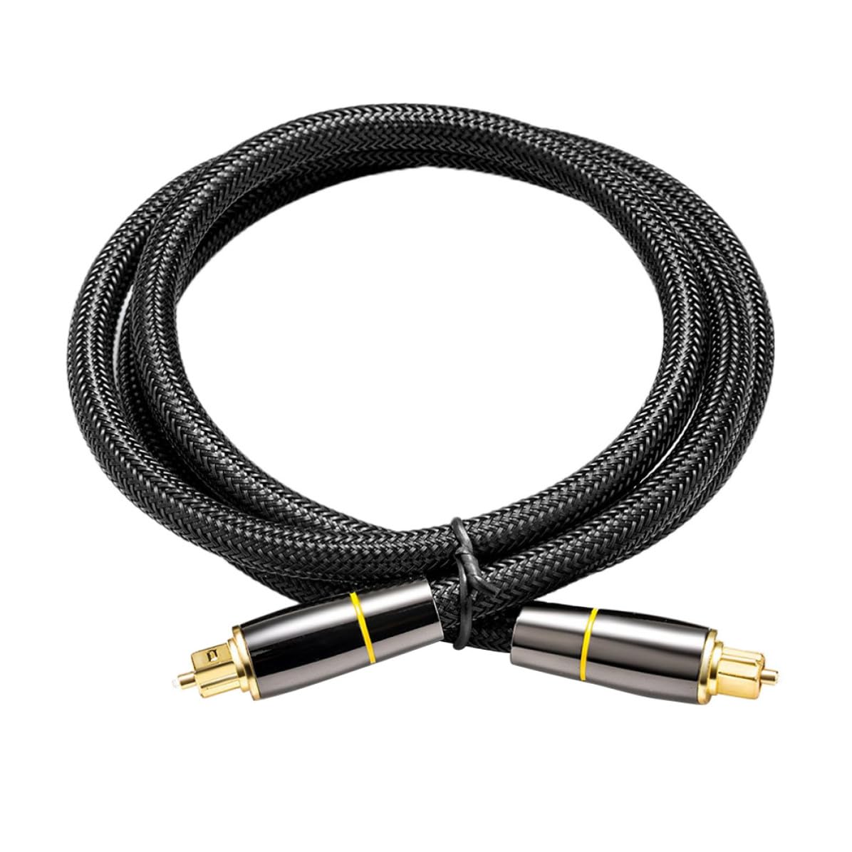 Cabilock Cable de Audio Óptico de 20m en Fibra Óptica Negra