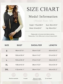 Damen Teddy Fleece Weste Ärmellos - Weiche Plüschweste Für Herbst & Winter