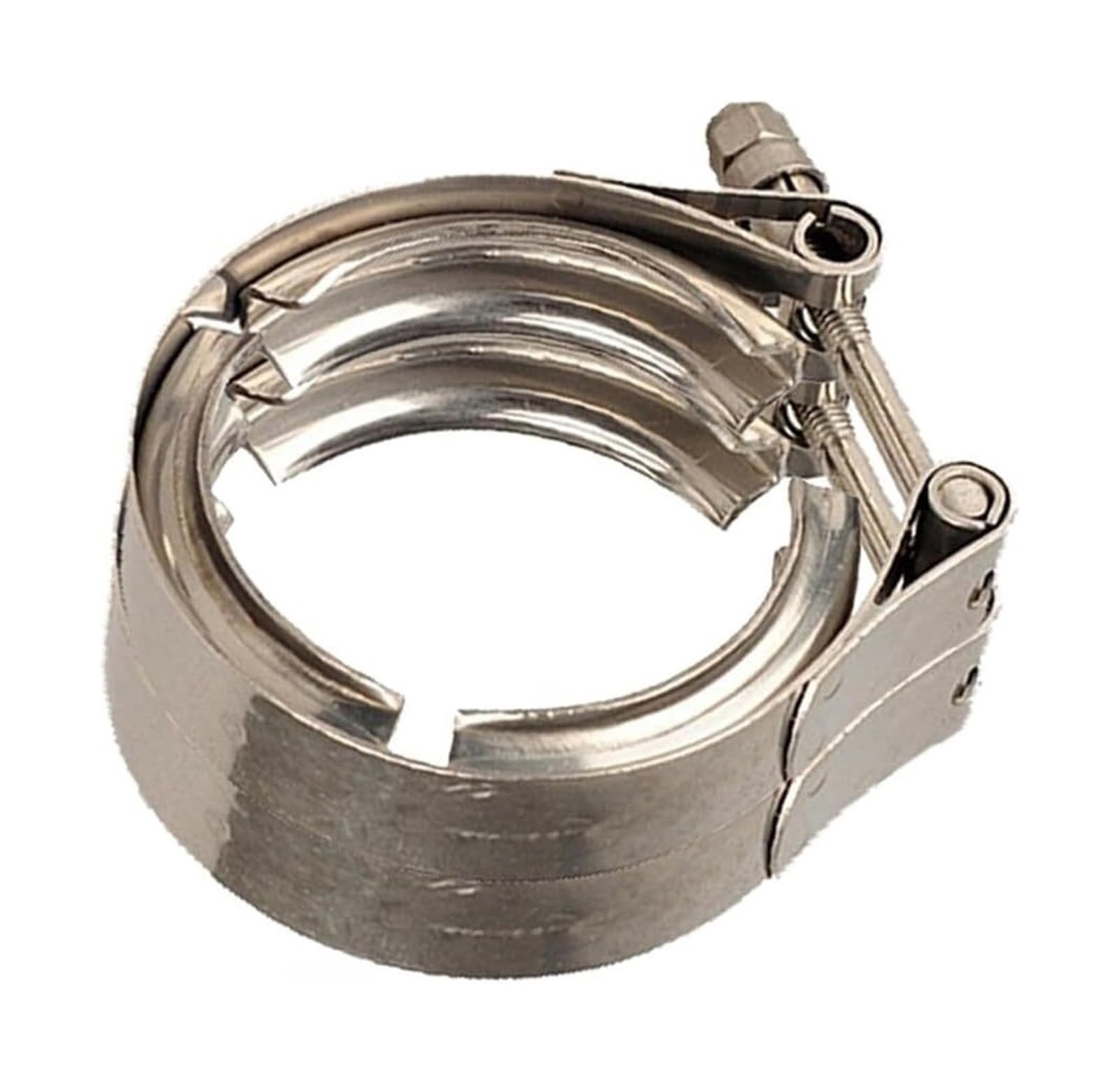 Abrazaderas para mangueras, Abrazadera De Banda En V Escape SS304 1,5 A 6,0 Pulgadas(5.0inch)