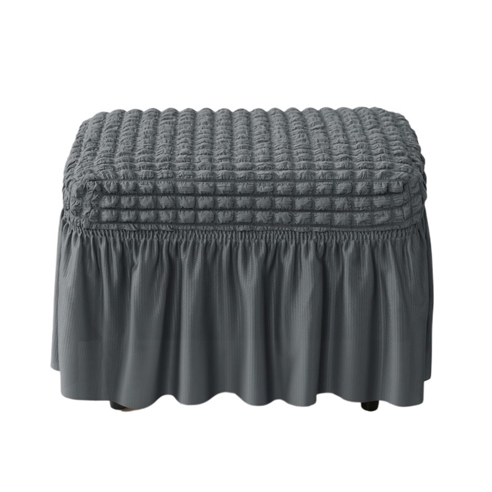 YXINAER Foot Stool Cover 1PCS Bubble Footstool Stretch Ottoman(B8 Footstool Cover)