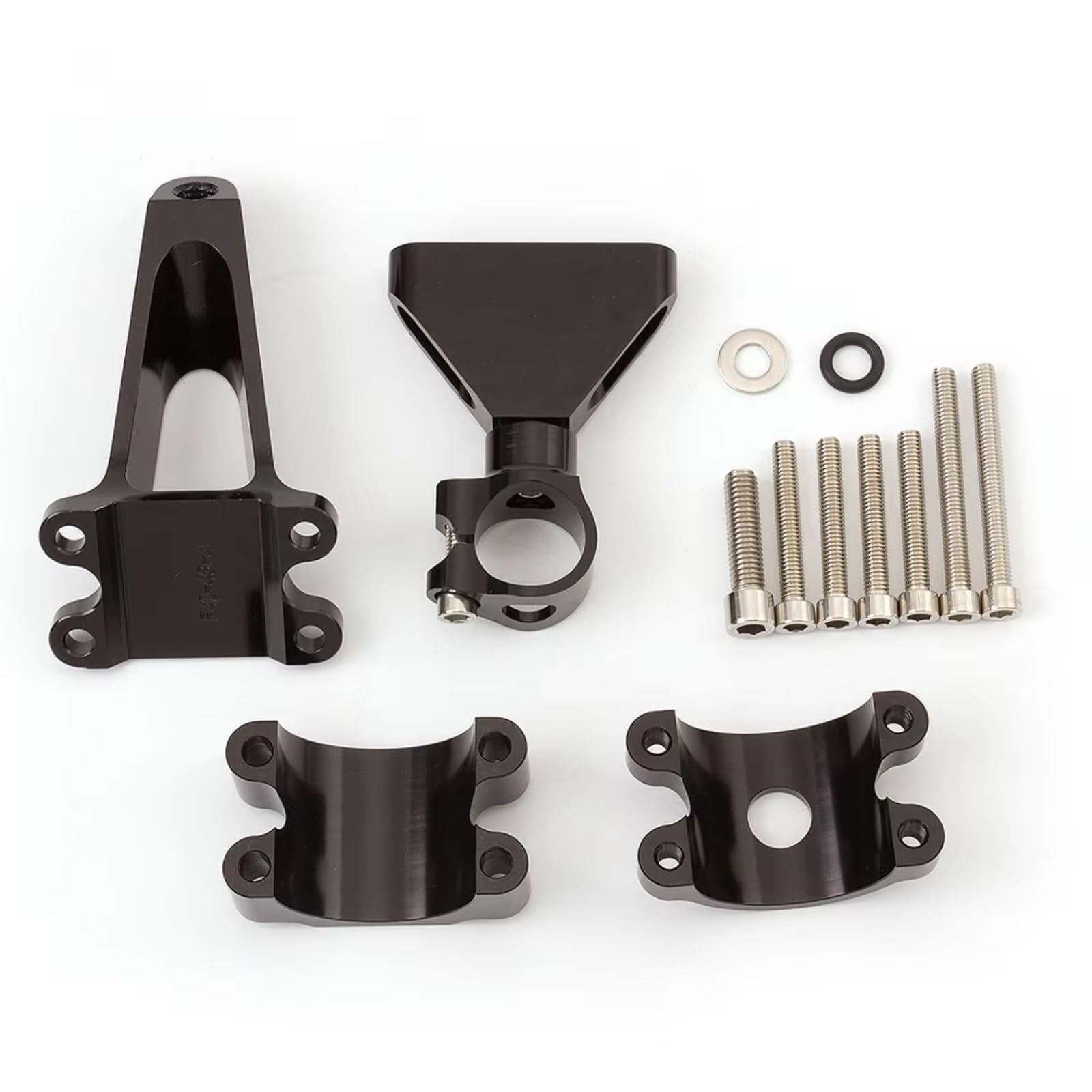Compatible con CBR600 para F4i 1999-2003 Estabilizador del Amortiguador De Dirección De Motocicleta Kit De Soporte De Montaje Universal Accesorios Amortiguador dirección Moto