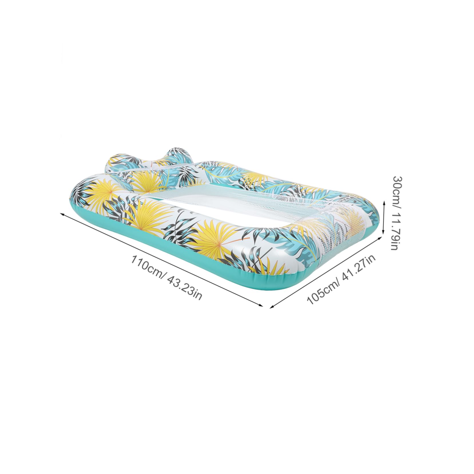 ifundom Poltrona Gonfiabile per Piscina in Pvc Rete Confortevole, Facile da Gonfiare e Sgonfiare, per Prendere Sole Durante le Vacanze