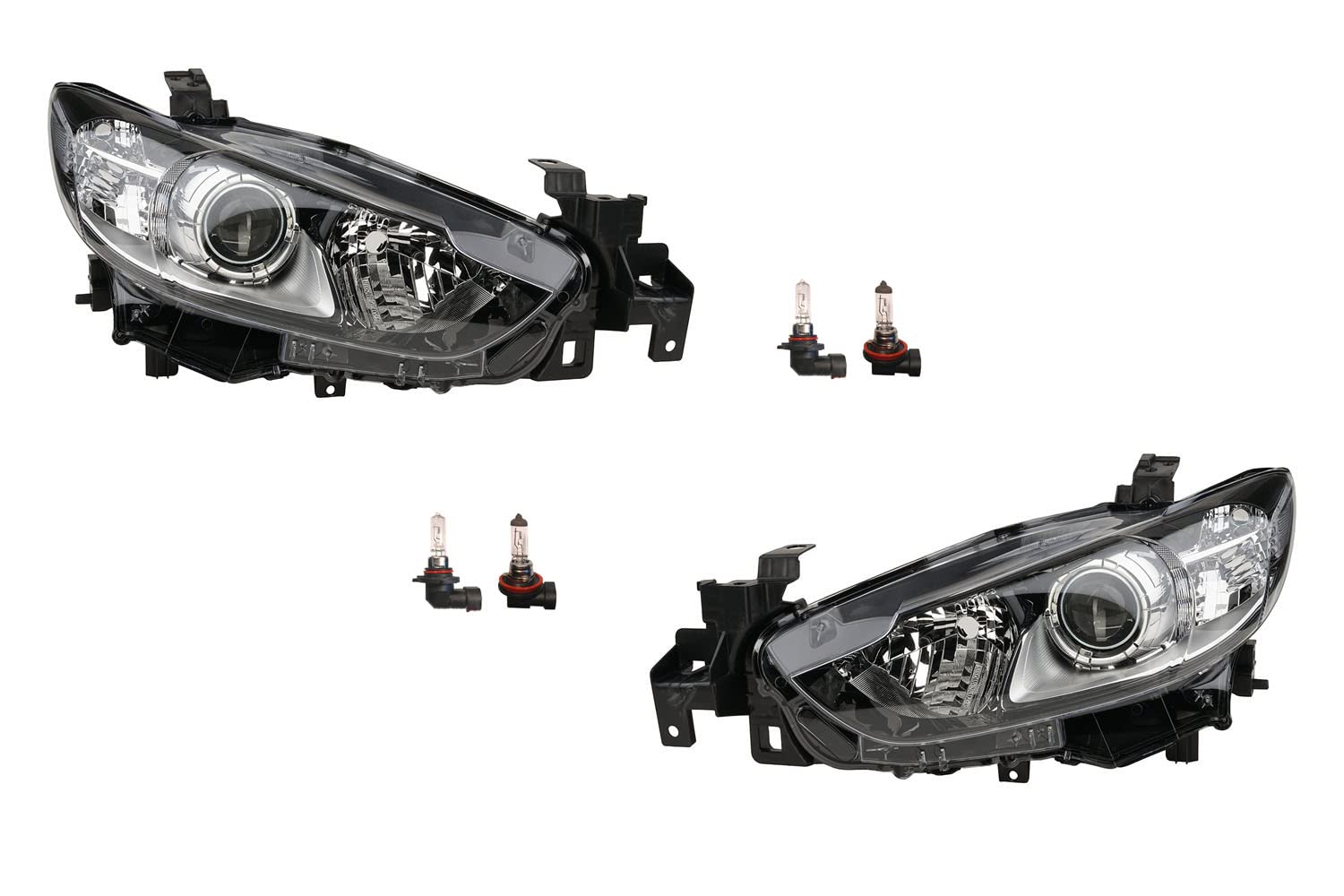 Faro Alogeno Adatto A per Mazda 6 Gh 08 / 07-04/10 H9 H11 R+ Nebbia + Luce