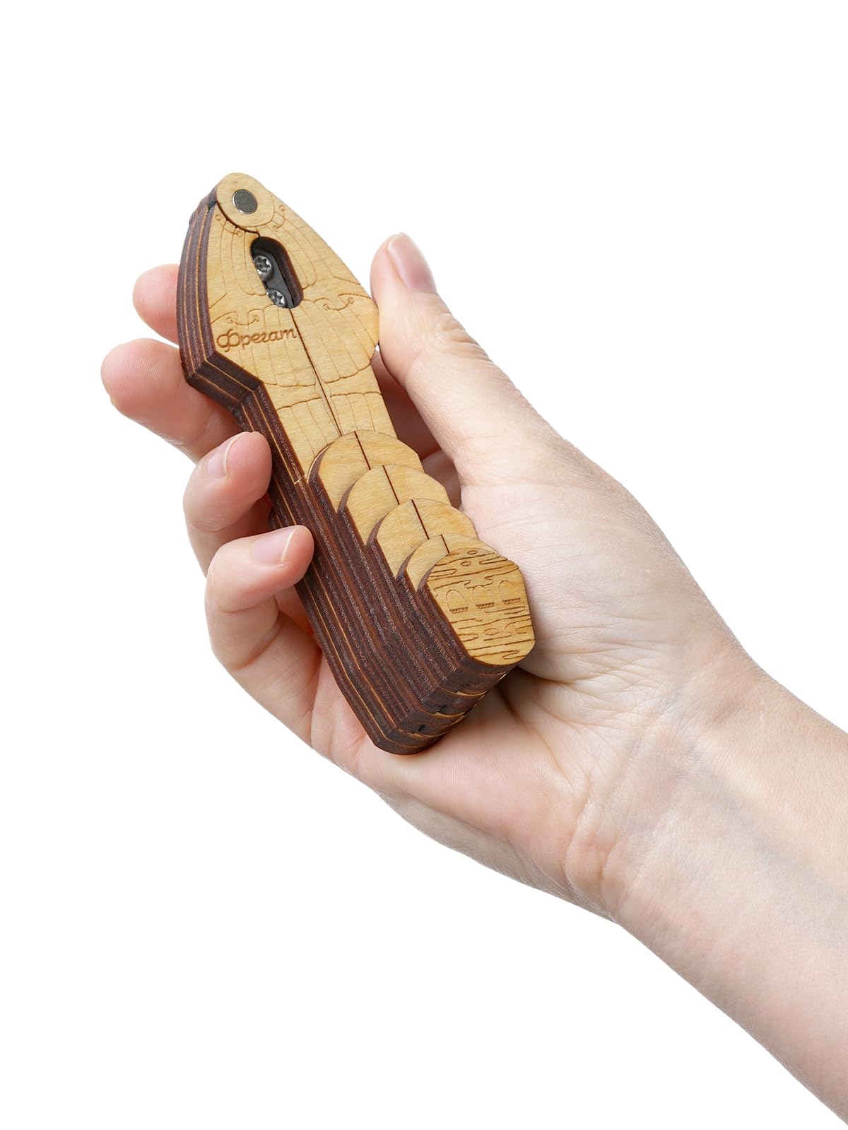 Maultrommel von D.Glazyrin Frigate (in einem Holzkoffer) - orales Musikinstrument (Kiefertrommel) Schöner Klang von ausgezeichneter Qualität Original russische Maultrommel (Kiefertrommel,