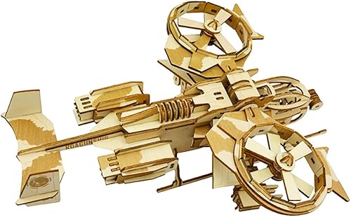 Miniatura 5 de Rompecabezas de madera 3D grabado láser, kit de construcción de montaje seguro para adolescentes y adultos (peleador)