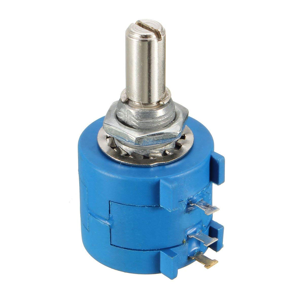 HiLetgo 3pcs 3590S-2-103L 10K Ohm 10-Turns Rotary Wire Wound Precision Potentiometer Pot