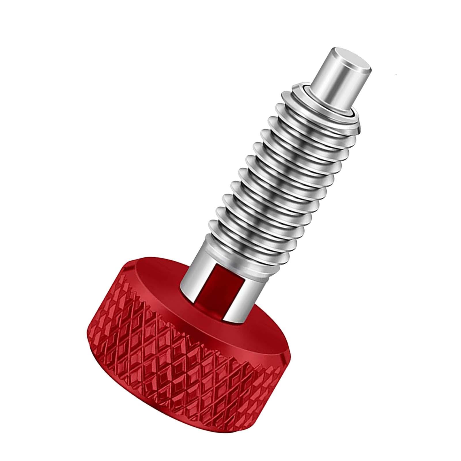 Hand Retractable Spring Plunger with Knurled Handle for Chassis Engine Rooms red-image-17