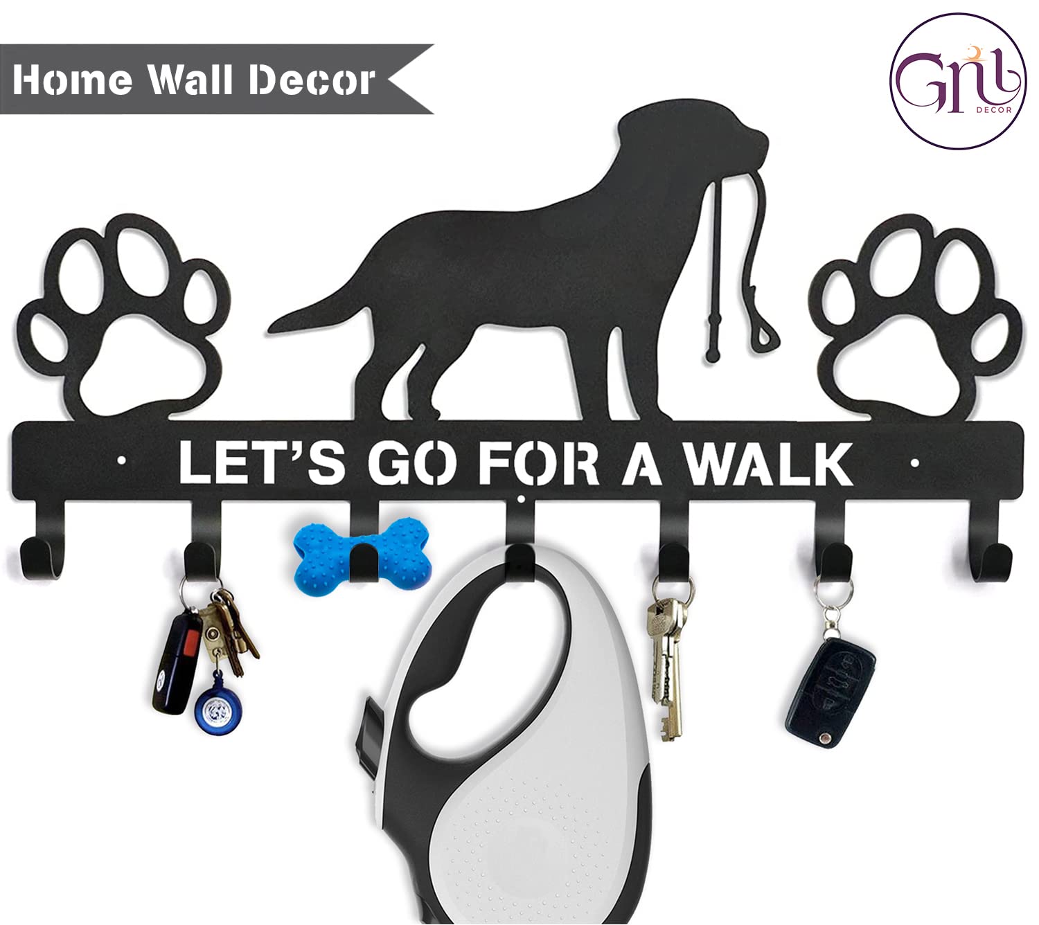 Hundeleinen-Halter fr die Wand  Leinen-Halter Wandhalterung lsst Sie fr  einen Spaziergang gehen, groe Gre  Schlsselhalter fr Wanddekoration   Schlsselbrett Geschenk fr Hundeliebhaber  : Amazon.de: Baumarkt