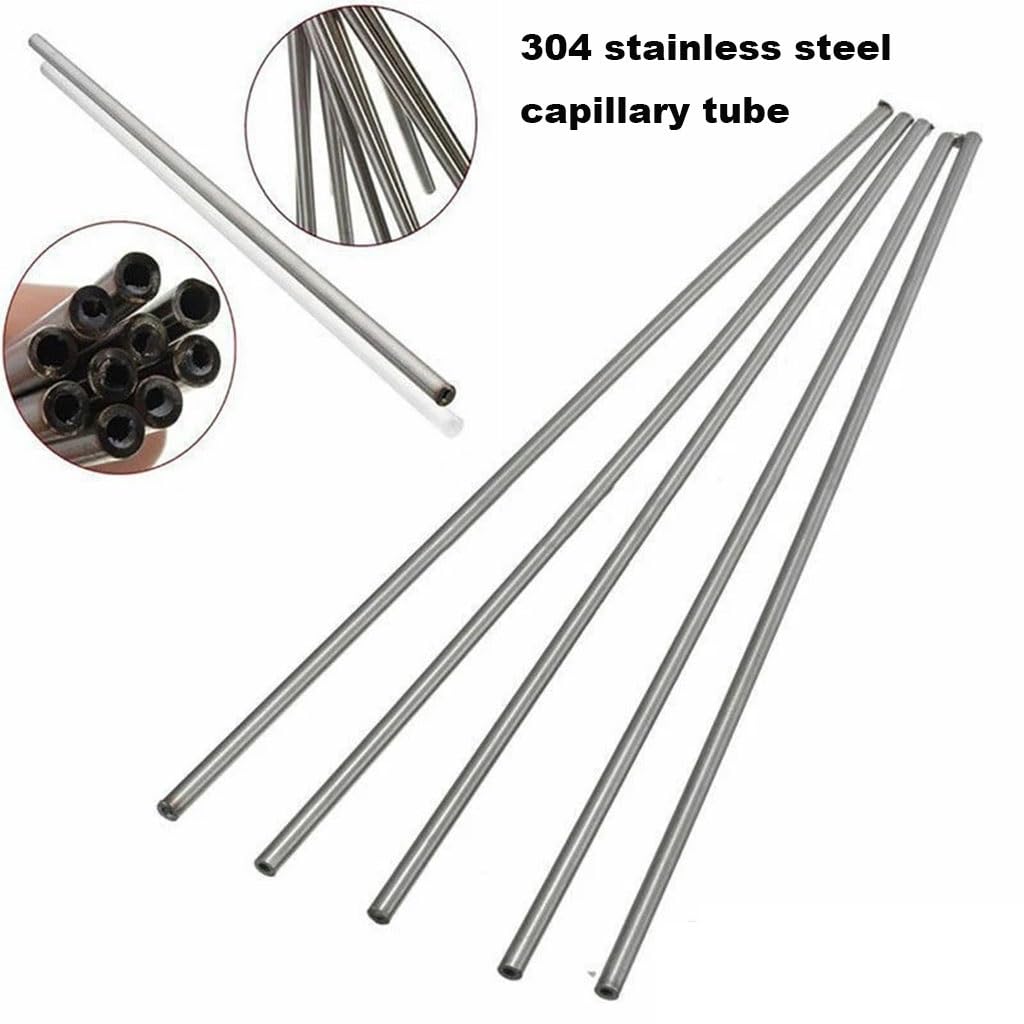 HundredSeries] Silver Round 304 Stainless Steel Capillary Tube Pipe 250mm Hollow Circular Tube My  I.161526882 - View #9