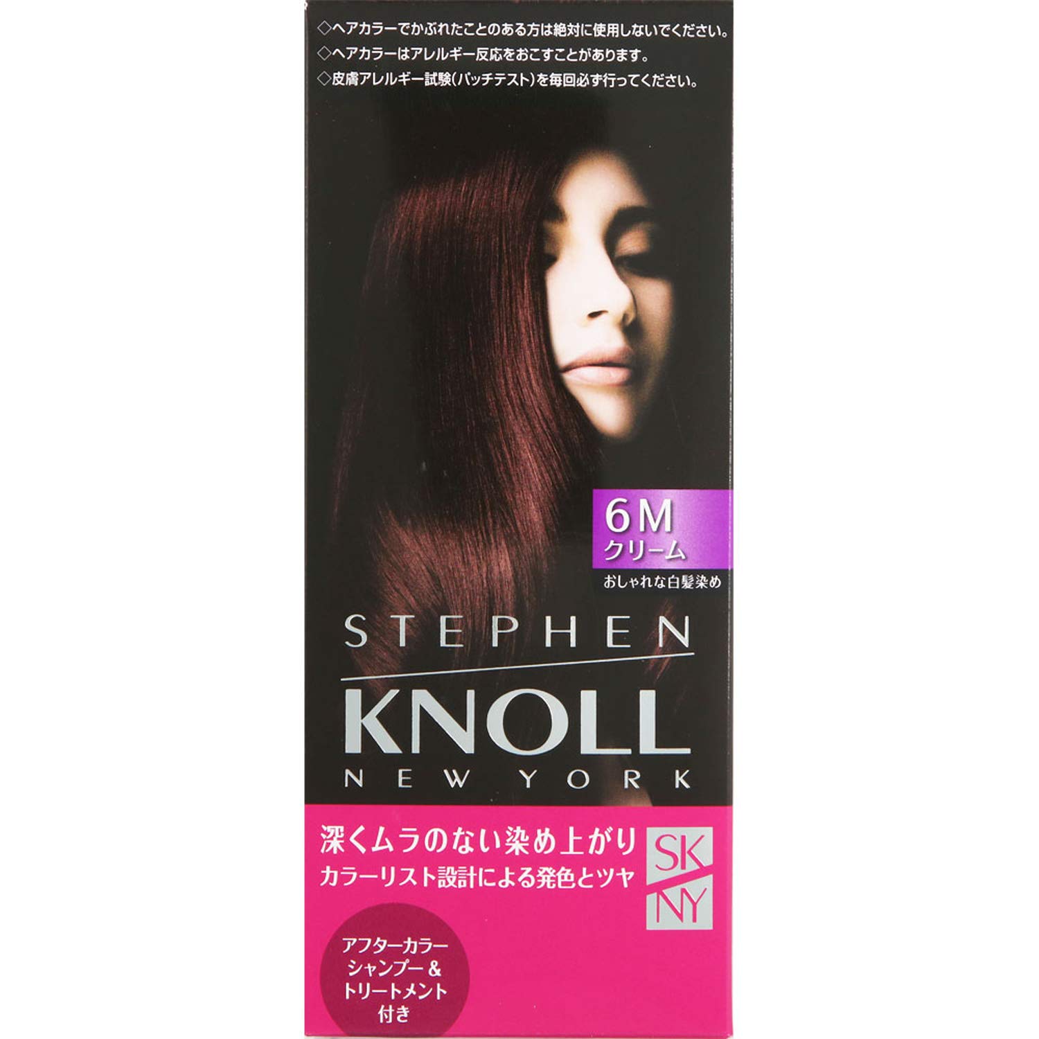 STEPHEN KNOLL(スティーブン ノル) 【医薬部外品】カラークチュール クリームヘアカラー 白髪染め 6M マロンブラウン 1個 (x 1)
