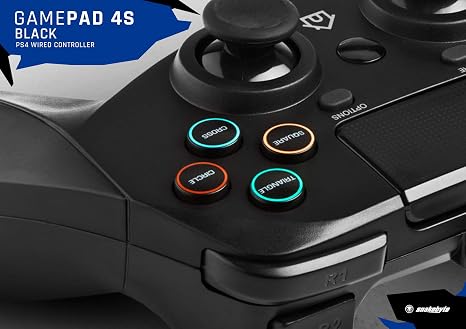 snakebyte Game:Pad 4S (black) - compatible with PS4