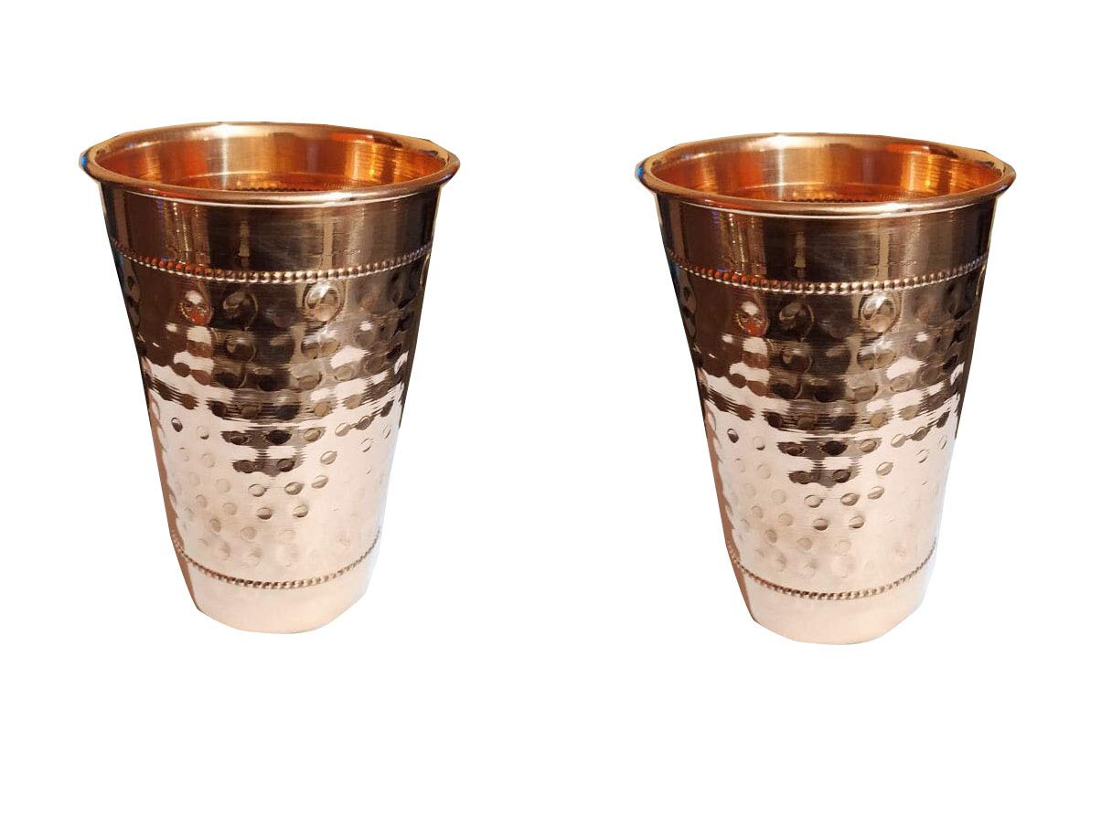 Verres martelés en cuivre pur pour vos soirées fraîches et cocktails Moscow Mule
