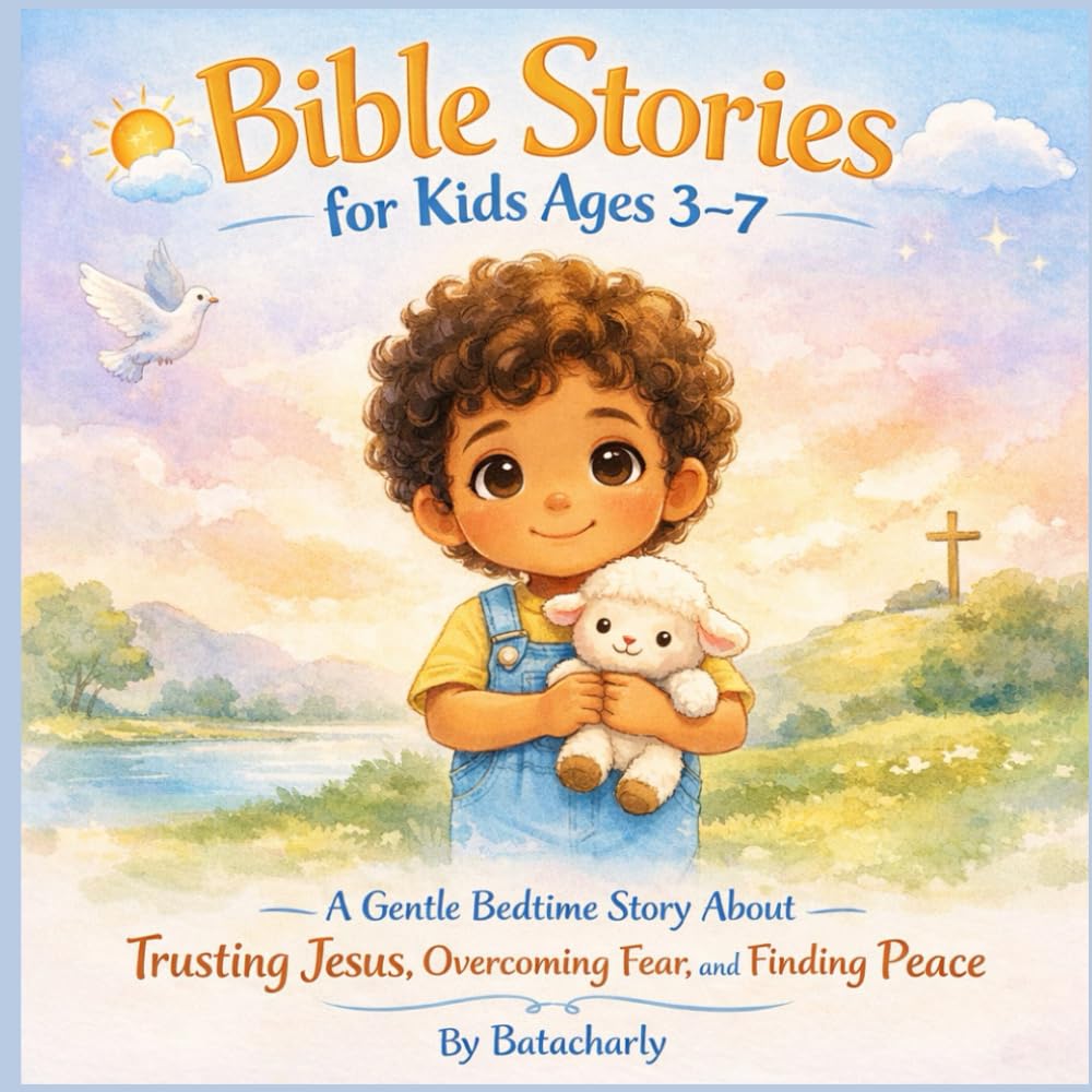 Bible Stories for Kids Ages 3–7: A Gentle Bedtime Story About Trusting Jesus, Overcoming Fear, and Finding Peace