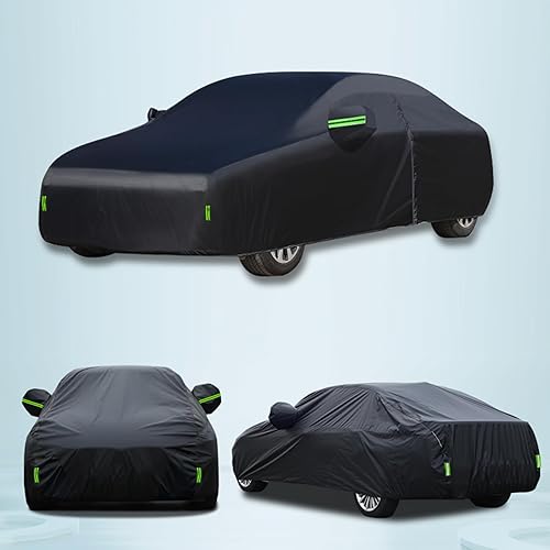 Miniatura 2 de Tesla Model 3 Accesorios Cubierta De Coche Para Automóviles Todo Clima Impermeable Auto Exterior Negro