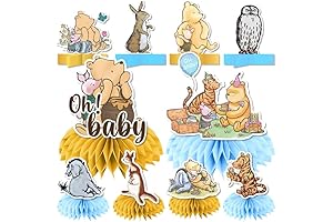 10pcs Classic Winnie the Pooh Baby Shower Centerpiece Decorations