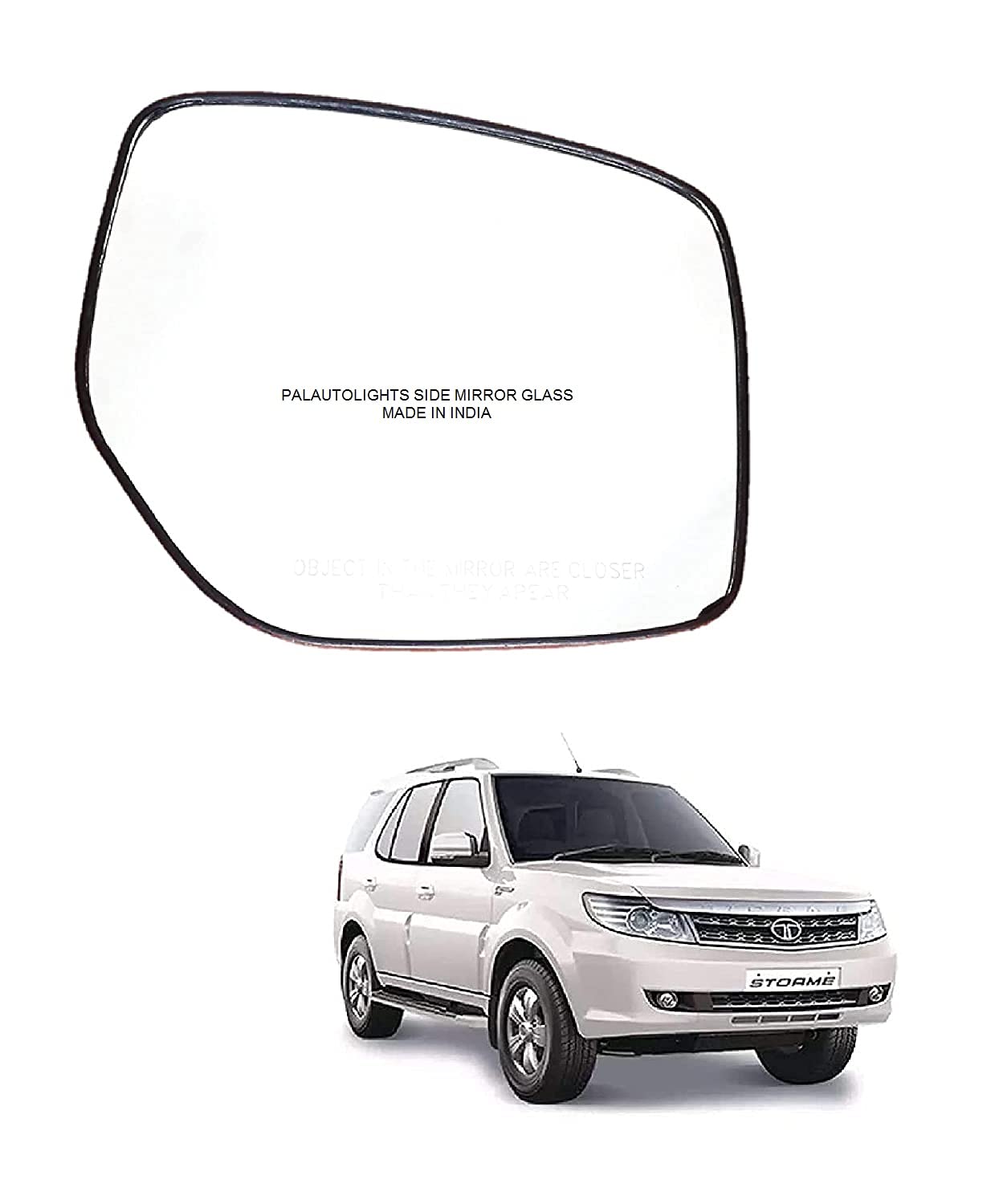PALAUTOLIGHTS Convex Curved Glass Driver Side Right Side Mirror for Safari Storme/Safari Dicor (2011-2019)