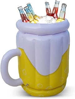 bebidas inflável, refrigerador flutuante piscina para decoração festa natação verão, gelo inflável com bebidas, caneca cerveja inflável, gelo para festa na piscina, churrasco, piquenique