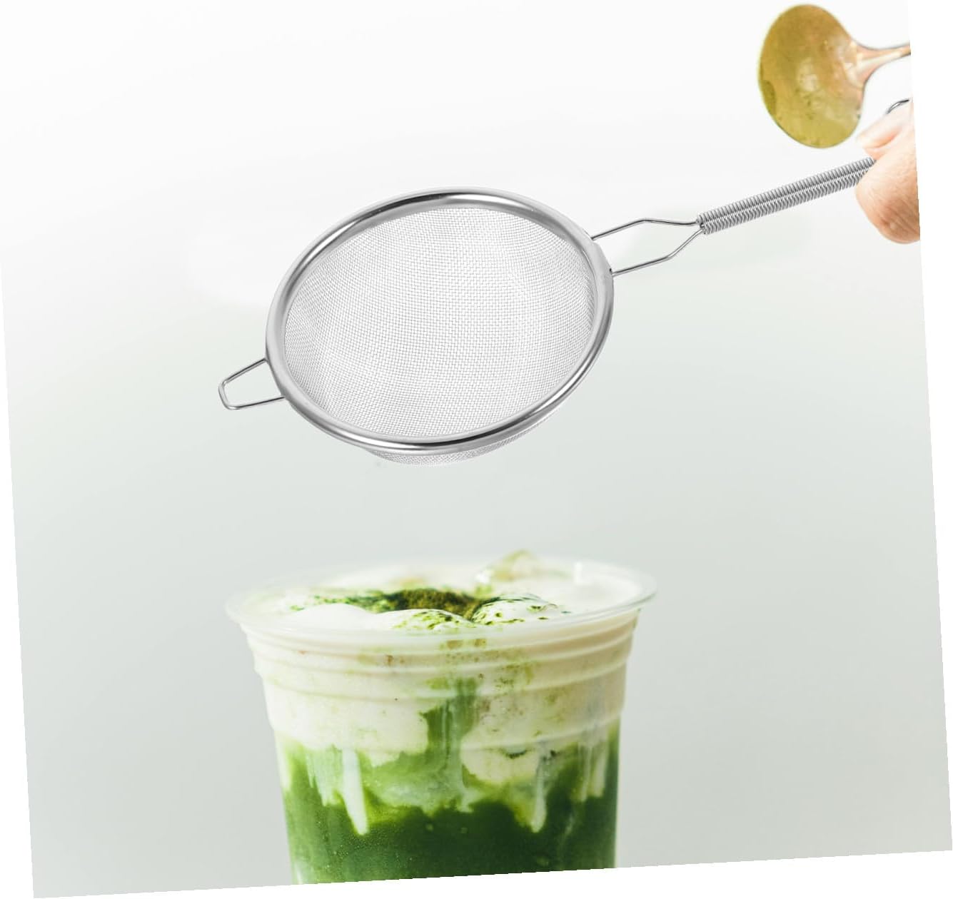Stainless Steel Tea Strainer Spoon 7Cm Fine Mesh Loose Tea Filter Metal Infuser
