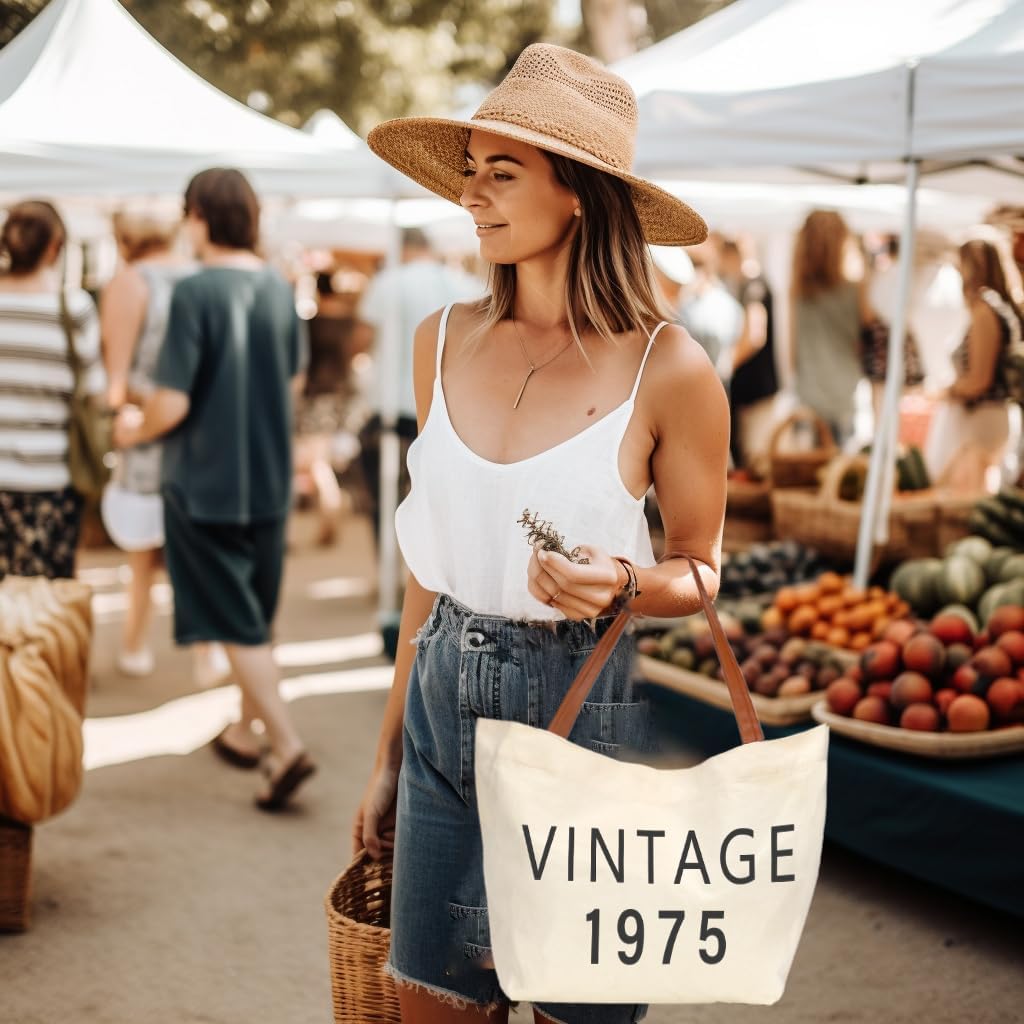 50th Birthday Gifts for Her,50th Birthday Gifts for Women,Gift for 50 Year Old Woman,50th Vinatge Bag Gift for Women - Image 2