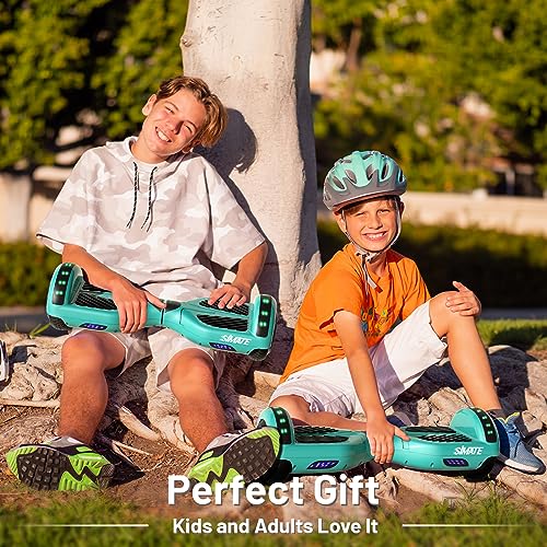 Image of SIMATE Hoverboard, Bluetooth All Terrain Hover Boards with LED Lights and APP Control, Gifts for Kids Adults Girls Boys, for All Ages