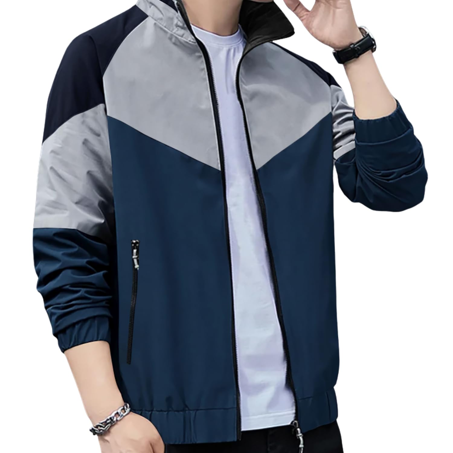 Men's Stylish Jacket | Nylon Windcheater Winter Wear Jacket for Men-image-17