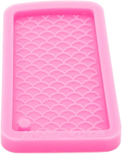 Miniatura 2 de Llavero de escamas brillantes y brillantes, molde de resina epoxi, molde de silicona, moldes de silicona para manualidades de resina epoxi, llavero