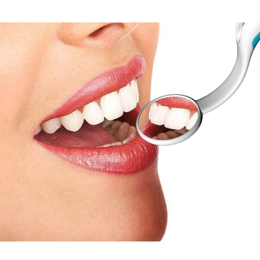 MILISTEN Lustro dentystyczne z oświetleniem LED, ochrona przed zaparowaniem, lusterko dentystyczne, lusterko do pielęgnacji zębów, lusterko do makijażu