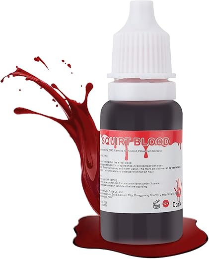 Go Ho Dripping Fake Blood Makeup (0.35 oz),Fake&hellip;