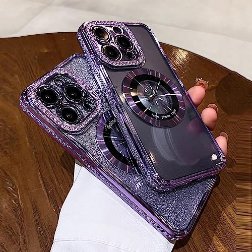 Coque en Diamant de Luxe iPhone 14 Pro Max avec strass brillants et finition premium