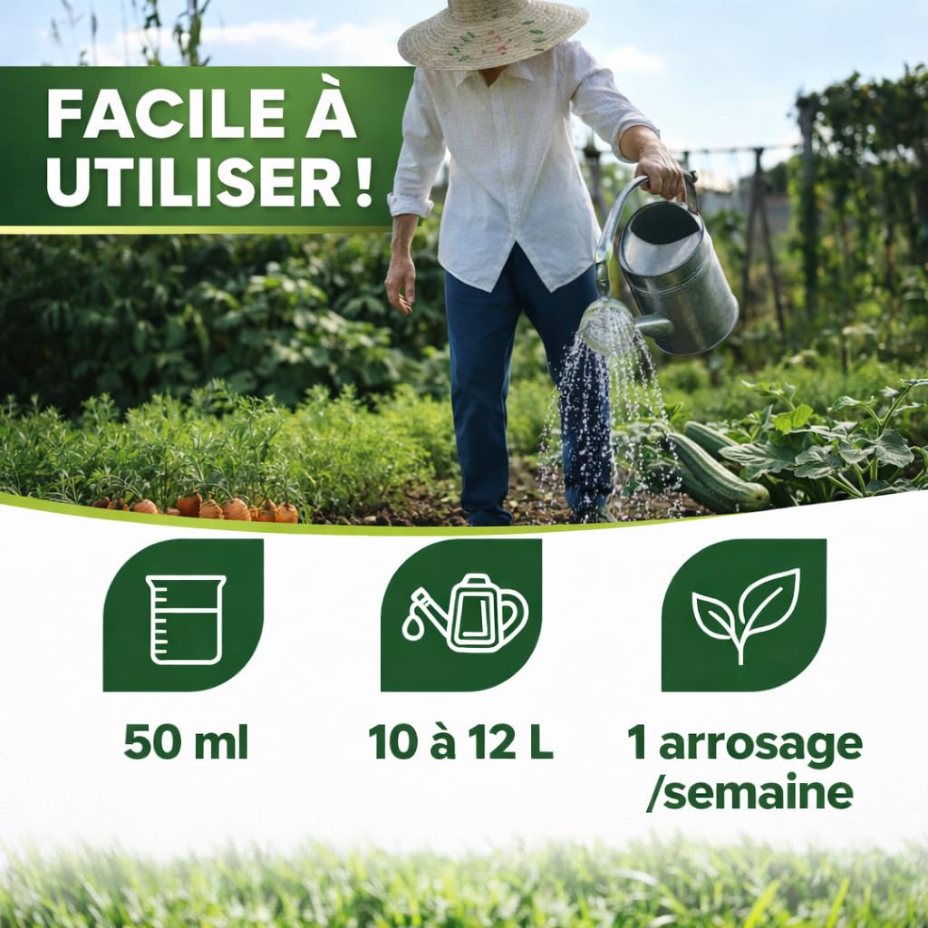 Engrais Organique Universel Pour Tout Le Potager Tomates+++ 2L = 400L de Solution